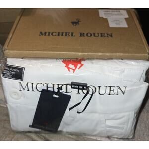 Men's Michel Rouen Proflex Golf Pants White 40x34